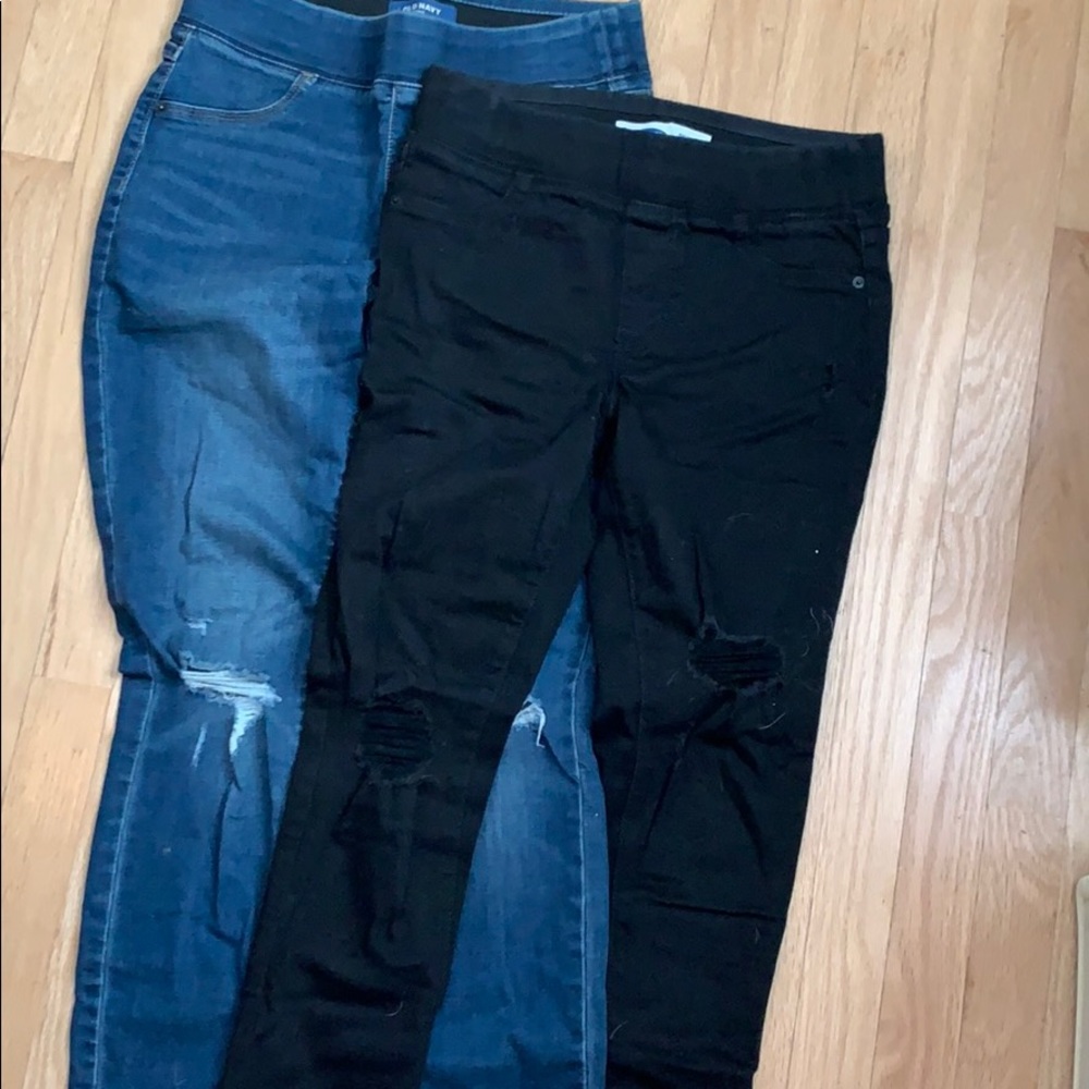 2 pair. selling as set. Old Navy Rockstar Jeggings